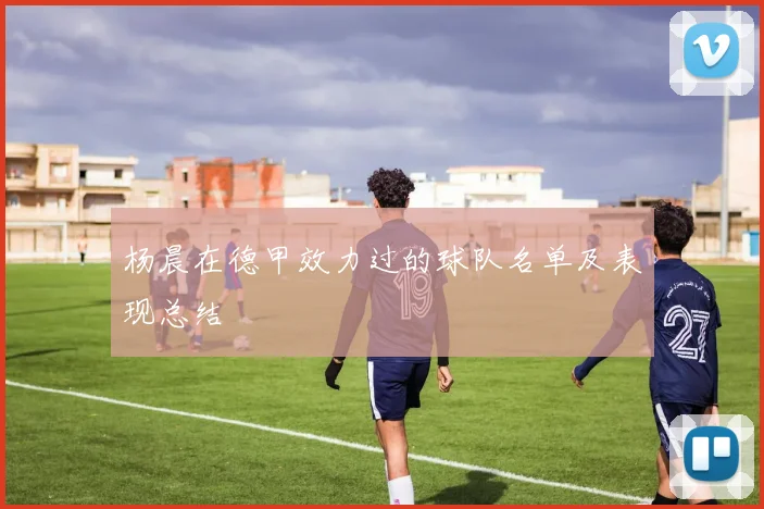 杨晨在德甲效力过的球队名单及表现总结